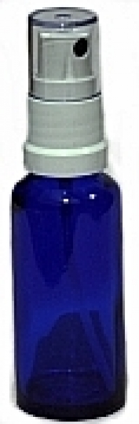 Blauglasflasche mit Spruehkopf 30 ml
